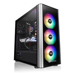 Thermaltake Level 20 MT ARGB Tour midi Boîtier PC noir 3 ventilateurs LED pré-installés, 1 ventilateur pré-installé, fen