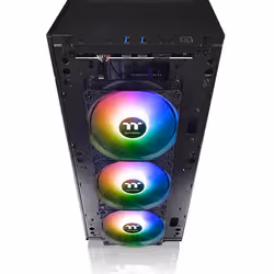 Thermaltake Level 20 MT ARGB Tour midi Boîtier PC noir 3 ventilateurs LED pré-installés, 1 ventilateur pré-installé, fen - Vue supplémentaire 14