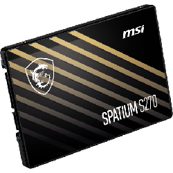 MSI SPATIUM S270 SATA 2.5 480GB disque SSD 2.5" 480 Go Série ATA III 3D NAND