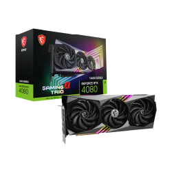 MSI GeForce RTX 4080 16GB GAMING X TRIO NVIDIA 16 Go GDDR6X
