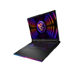 MSI Gaming GE78HX 13VI-063ES Raider Ordinateur portable 43,2 cm (17") Intel® Core™ i9 i9-13980HX 64 Go DDR5-SDRAM 2 To SSD NVIDIA GeForce RTX 4090 Wi-Fi 6E (802.11ax) Windows 11 Home Noir