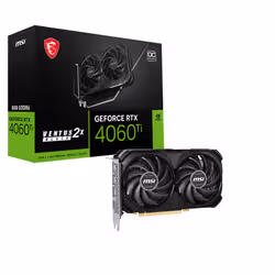 MSI VENTUS GeForce RTX 4060 Ti 2X BLACK 8G OC NVIDIA 8 Go GDDR6 - Vue supplémentaire 2