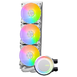MSI MAG CORELIQUID E360 WHITE système de refroidissement d’ordinateur Carte-mère, Processeur Liquid cooling kit 12 cm Blanc