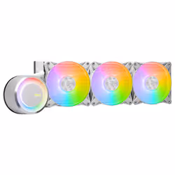 MSI MAG CORELIQUID E360 WHITE système de refroidissement d’ordinateur Carte-mère, Processeur Liquid cooling kit 12 cm Blanc - Vue supplémentaire 5