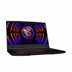 MSI Gaming GF63 12UC-690XES Ordinateur portable 39,6 cm (15.6") Full HD Intel® Core™ i5 i5-12450H 16 Go DDR4-SDRAM 512 Go SSD NVIDIA GeForce RTX 3050 Wi-Fi 6 (802.11ax) Noir - Vue supplémentaire 3