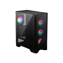 MSI MAG FORGE 120A AIRFLOW unité centrale Midi Tower Noir, Transparent