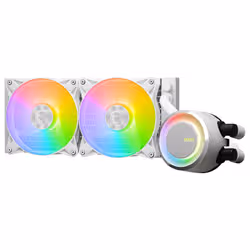 MSI MAG CORELIQUID E240 WHITE système de refroidissement d’ordinateur Carte-mère, Processeur Liquid cooling kit 12 cm Blanc - Vue supplémentaire 4