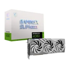 MSI GAMING GEFORCE RTX 4080 16GB X SLIM WHITE carte graphique NVIDIA 16 Go GDDR6X