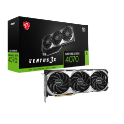 MSI VENTUS GEFORCE RTX 4070 3X E 12G OC carte graphique NVIDIA 12 Go GDDR6X