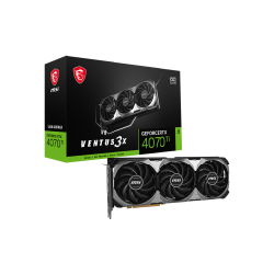 MSI VENTUS GEFORCE RTX 4070 Ti 3X E1 12G OC carte graphique NVIDIA 12 Go GDDR6X