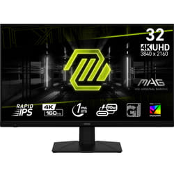 MSI MAG 322UPF écran plat de PC 81,3 cm (32") 3840 x 2160 pixels UltraWide Quad HD LCD Noir