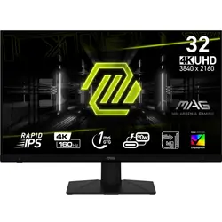 MSI MAG 322UPF écran plat de PC 81,3 cm (32") 3840 x 2160 pixels UltraWide Quad HD LCD Noir