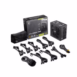 MSI MAG A1250GL PCIE5 unité d'alimentation d'énergie 1250 W 24-pin ATX 1U Noir - Vue supplémentaire 5