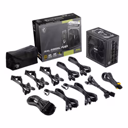 MSI MAG A1000GL PCIE5 unité d'alimentation d'énergie 1000 W 24-pin ATX ATX Noir - Vue supplémentaire 5