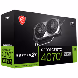 MSI VENTUS GeForce RTX 4070 Ti SUPER 16G 2X OC NVIDIA 16 Go GDDR6X - Vue supplémentaire 4