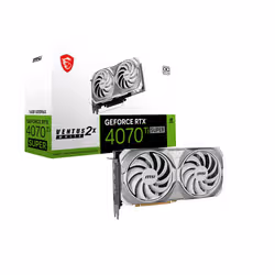 MSI GeForce RTX 4070 Ti SUPER 16G VENTUS 2X WHITE OC NVIDIA 16 Go GDDR6X - Vue supplémentaire 2