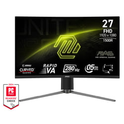MSI MAG 276CPXF écran plat de PC 68,6 cm (27") 1920 x 1080 pixels Full HD LCD Noir