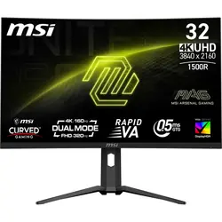 MSI MAG 321CUPDF écran plat de PC 80 cm (31.5") 3840 x 2160 pixels 4K Ultra HD LCD Noir