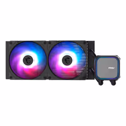 MSI MAG CORELIQUID A13 240 Carte-mère, Processeur Refroidisseur de liquide tout-en-un 12 cm Noir 1 pièce(s) - Vue supplémentaire 2