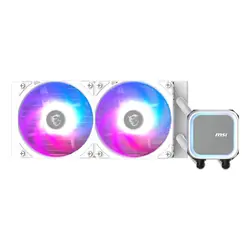 MSI MAG CORELIQUID A13 240 WHITE système de refroidissement d’ordinateur Carte-mère, Processeur Refroidisseur de liquide tout-en-un 12 cm Blanc 1 pièce(s)