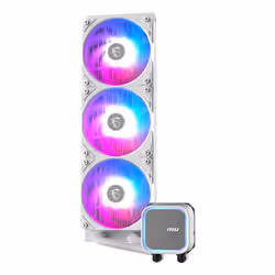 MSI MAG CORELIQUID A13 360 WHITE système de refroidissement d’ordinateur Carte-mère, Processeur Refroidisseur de liquide tout-en-un 12 cm Blanc 1 pièce(s) - Vue supplémentaire 2