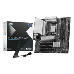 MSI PRO B860M-A WIFI carte mère Intel B860 LGA 1851 (Socket V1) micro ATX