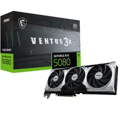MSI VENTUS GEFORCE RTX 5080 16G 3X OC PLUS carte graphique NVIDIA 16 Go GDDR7