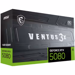 MSI VENTUS GEFORCE RTX 5080 16G 3X OC PLUS carte graphique NVIDIA 16 Go GDDR7 - Vue supplémentaire 2