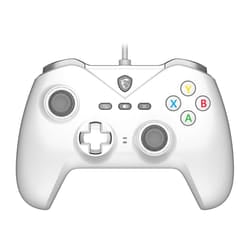 MSI FORCE GC200 WHITE accessoire de jeux vidéo Blanc USB Manette de jeu Analogique/Numérique Android, PC