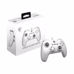 MSI FORCE GC200 WHITE accessoire de jeux vidéo Blanc USB Manette de jeu Analogique/Numérique Android, PC - Vue supplémentaire 5