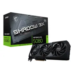 MSI GeForce RTX 5080 16G SHADOW 3X OC NVIDIA 16 Go GDDR7