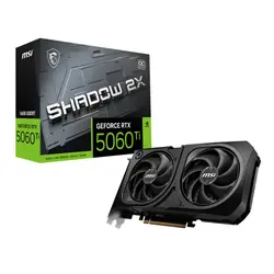 MSI GEFORCE 5060 TI 16GB SHADOW 2X OC PLUS BULK NVIDIA GeForce RTX 5060 Ti 16 Go GDDR7