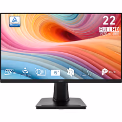 MSI PRO MP225 E12VL écran plat de PC 54,5 cm (21.4") 1920 x 1080 pixels Full HD Noir - Vue supplémentaire 3