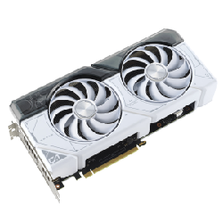 ASUS Dual -RTX4070-O12G-WHITE NVIDIA GeForce RTX 4070 12 Go GDDR6X