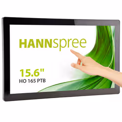 Hannspree Open Frame HO165PTB affichage de messages 39,6 cm (15.6") LED 250 cd/m² Full HD Noir Écran tactile 24/7 - Vue supplémentaire 2