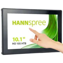 Hannspree Open Frame HO 105 HTB Écran plat de signalisation numérique 25,6 cm (10.1") LCD 350 cd/m² HD Noir Écran tactile