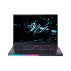 Acer Predator PH18-73-9481 Intel Core Ultra 9 275HX Ordinateur portable 45,7 cm (18") WQUXGA 32 Go DDR5-SDRAM 2 To SSD NVIDIA GeForce RTX 5090 Wi-Fi 7 (802.11be) Windows 11 Home Italien Noir