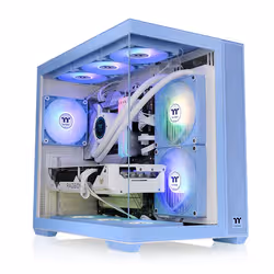 Thermaltake View 380 TG ARGB Hydrangea Blue Midi Tower Bleu - Vue supplémentaire 2