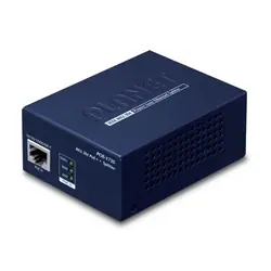 PLANET POE-173S séparateur voix-données Connexion Ethernet, supportant l'alimentation via ce port (PoE) Noir