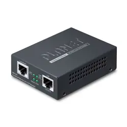 PLANET 1-Port 10/100TX Ethernet over Émetteur et récepteur réseau Noir