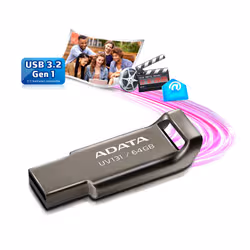 ADATA UV131 lecteur USB flash 32 Go USB Type-A 3.2 Gen 1 (3.1 Gen 1) Gris - Vue supplémentaire 6