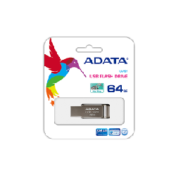 ADATA USB 64GB 3.0 lecteur USB flash 64 Go USB Type-A 3.2 Gen 1 (3.1 Gen 1) Gris