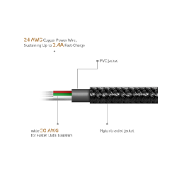 ADATA 1m, USB2.0-A/USB2.0 Micro-B câble USB 2.0 USB A Micro-USB B Noir