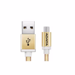 ADATA 1m, USB2.0-A/USB2.0 Micro-B câble USB USB A Micro-USB B Or - Vue supplémentaire 2