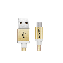 ADATA 1m, USB2.0-A/USB2.0 Micro-B câble USB USB A Micro-USB B Or