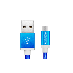 ADATA 1m, USB2.0-A/USB2.0 Micro-B câble USB USB A Micro-USB B Bleu
