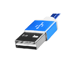 ADATA 1m, USB2.0-A/USB2.0 Micro-B câble USB USB A Micro-USB B Bleu