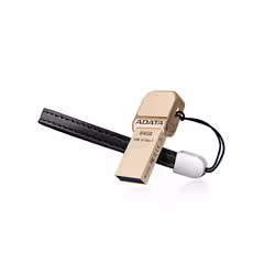 ADATA AI920, 64GB lecteur USB flash 64 Go USB Type-A / Lightning 3.2 Gen 1 (3.1 Gen 1) Or - Vue supplémentaire 5