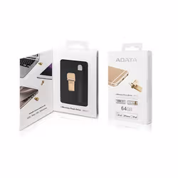 ADATA AI920, 64GB lecteur USB flash 64 Go USB Type-A / Lightning 3.2 Gen 1 (3.1 Gen 1) Or - Vue supplémentaire 6