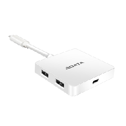 ADATA ACH3PL-HUB-CWH station d'accueil USB 3.2 Gen 1 (3.1 Gen 1) Type-C Blanc